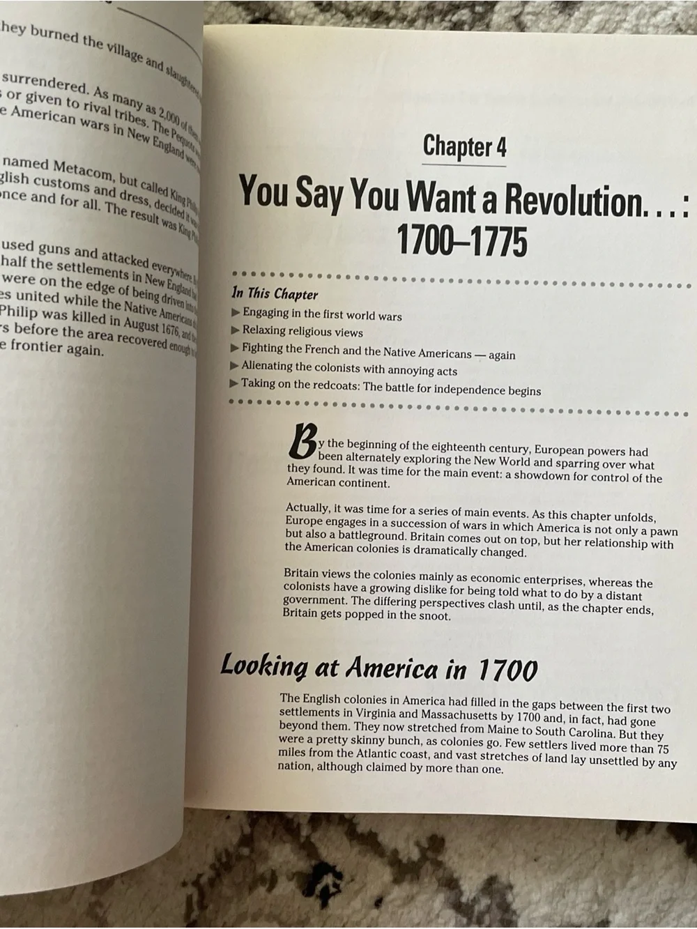 U.S. History For Dummies Paperback Book - Yellow/Black
